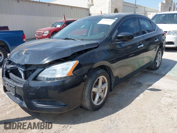 2013 Nissan Sentra SV with VIN 1N4AB7AP9DN906696, listed as a IAAI auction lot 42211135 with 72,210 mi miles. Bid and sale history available at carsss.com. Image 2.