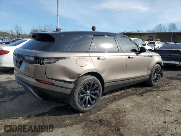 2020 Land Rover Range Rover Velar R-Dynamic S with VIN SALYK2EXXLA260654, listed as a Copart auction lot 47293565 with 27,040 mi miles and Salvage title. Bid and sale history available at DreamBid. Image 3.