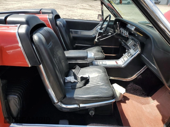 1964 Ford Thunderbird with VIN 4Y85Z148141, listed as a Copart auction lot 73769444 with 3,631 mi miles and Salvage Title. Bid and sale history available at DreamBid. Image 10.
