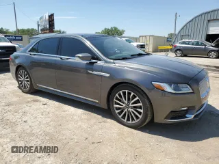 2017 Lincoln Continental Select with VIN 1LN6L9SK6H5629230, listed as a Copart auction lot 59129854 with 91,038 mi miles and Salvage Title. Bid and sale history available at carsss.com. Image 4.