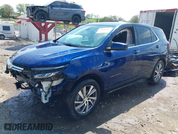 2022 Chevrolet Equinox LT with VIN 3GNAXKEV2NL131190, listed as a IAAI auction lot 42022699 with 41,197 mi miles. Bid and sale history available at carsss.com. Image 19.