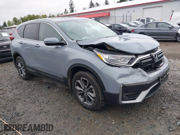 2021 Honda CR-V EX-L with VIN 2HKRW2H81MH646331, listed as a IAAI auction lot 42139416 with 24,599 mi miles and . Bid and sale history available at DreamBid. Image 1.