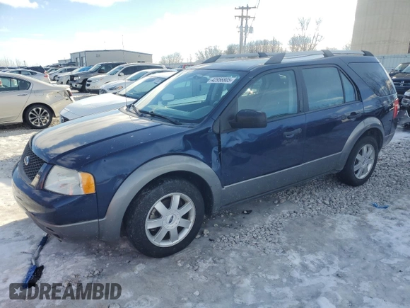 2006 Ford Freestyle SE z VIN 1FMZK041X6GA13628, wystawiony jako Copart lot #42956805 z przebiegiem 145 055 mil mil oraz Czysty tytuł • Clean title. Historia ofert i sprzedaży dostępna na DreamBid. Obrazek 1.