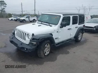 2022 Jeep Wrangler Unlimited Sport with VIN 1C4HJXDN2NW251041, listed as a IAAI auction lot 41558677 with 61,120 mi miles and . Bid and sale history available at DreamBid. Image 17.