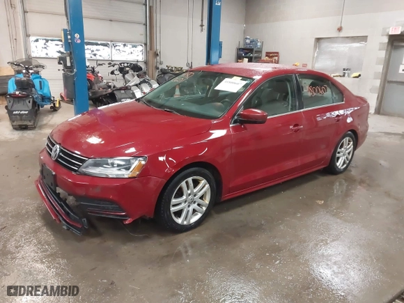 2017 Volkswagen Jetta 1.4T S with VIN 3VW2B7AJ7HM266334, listed as a IAAI auction lot 41800607 with 140,014 mi miles. Bid and sale history available at carsss.com. Image 17.