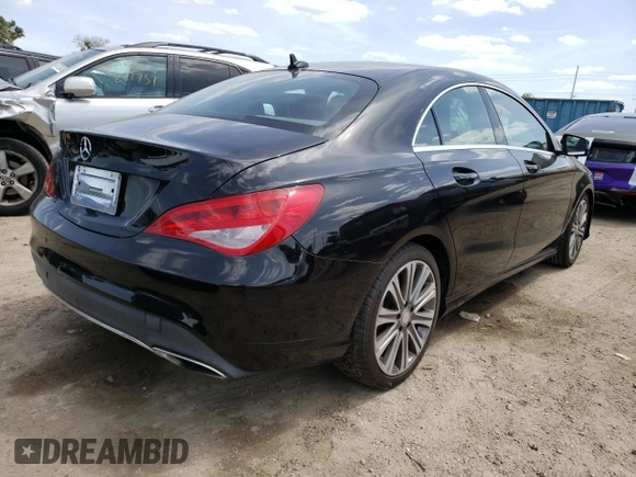 2017 Mercedes-Benz CLA with VIN WDDSJ4EB4HN445580, listed as a Copart auction lot 47179943 with 73,183 mi miles. Bid and sale history available at carsss.com. Image 3.