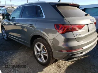 2022 Audi Q3 S line Premium with VIN WA1DECF37N1108973, listed as a Copart auction lot 40687123 with 5,573 mi miles. Bid and sale history available at carsss.com. Image 2.