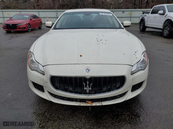 2015 Maserati Quattroporte S Q4 with VIN ZAM56RRA4F1158232, listed as a Copart auction lot 82135484 with 87,905 mi miles and Salvage Title. Bid and sale history available at carsss.com. Image 5.
