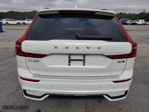 2024 Volvo XC60 Core Dark Theme with VIN YV4L12RK8R1714019, listed as a Copart auction lot 79805964 with 15,430 mi miles and Salvage Title. Bid and sale history available at carsss.com. Image 6.