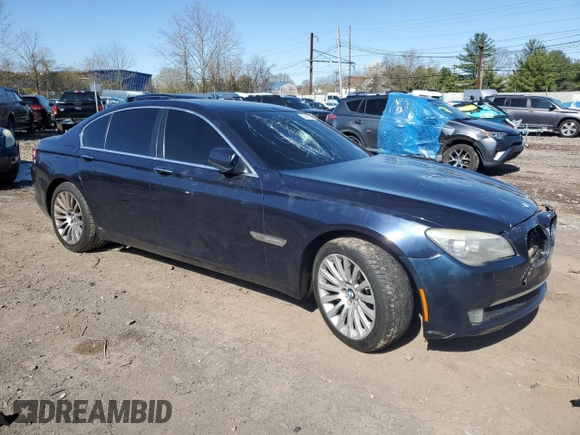 2011 BMW 7 Series 750i xDrive с VIN WBAKC6C59BC394610, выставлен на аукционе Copart как лот 52459035 с пробегом 171 581 миль миль и Списание • Salvage title. История ставок и продаж доступна на DreamBid. Изображение 4.