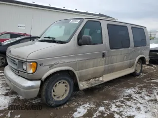 2002 Ford Econoline Cargo with VIN 1FDRE14W12HB32827, listed as a Copart auction lot 84039804 with 263,809 mi miles and Clean Title. Bid and sale history available at DreamBid. Image 1.