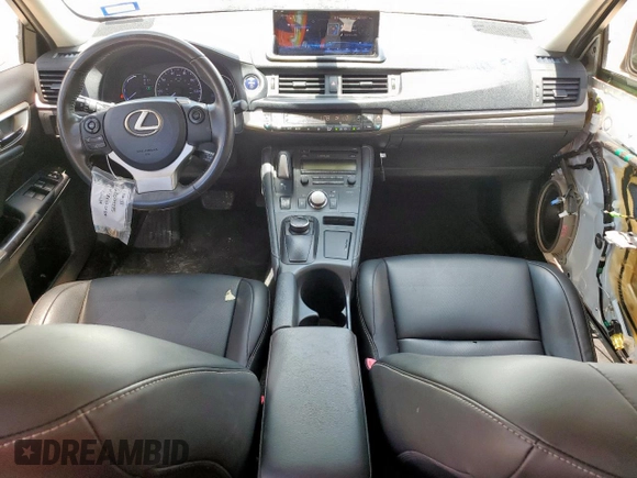 2014 Lexus CT 200h with VIN JTHKD5BH3E2189525, listed as a Copart auction lot 62602215 with 190,087 mi miles and Salvage title. Bid and sale history available at DreamBid. Image 8.