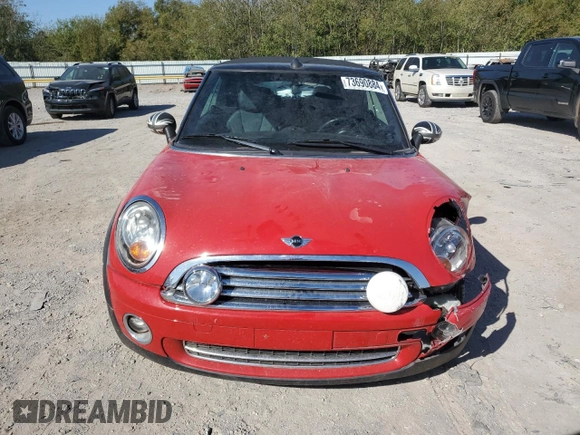 2009 MINI Convertible z VIN WMWMR335X9TU95073, wystawiony jako Copart lot #73690884 z przebiegiem 63 888 mil mil oraz Szkoda całkowita • Salvage title. Historia ofert i sprzedaży dostępna na DreamBid. Obrazek 5.