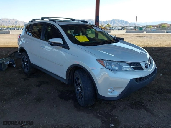 2015 Toyota RAV4 Limited with VIN 2T3DFREV4FW340913, listed as a IAAI auction lot 41807057 with 182,754 mi miles. Bid and sale history available at carsss.com. Image 1.