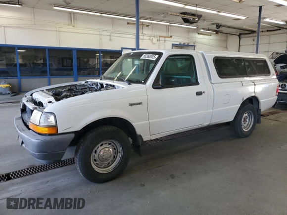 2000 Ford Ranger XL with VIN 1FTYR10C2YPB63860, listed as a Copart auction lot 65560005 with 124,721 mi miles and Clean title. Bid and sale history available at DreamBid. Image 1.