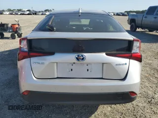 2022 Toyota Prius L Eco with VIN JTDKAMFU3N3162492, listed as a Copart auction lot 55139395 with 0 mi miles and Salvage Title. Bid and sale history available at carsss.com. Image 6.