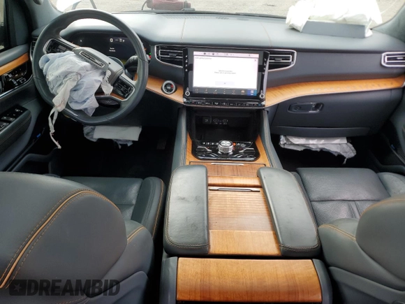 2022 Jeep Grand Wagoneer Series II with VIN 1C4SJVFJ6NS167011, listed as a Copart auction lot 80907574 with 48,653 mi miles and Non repairable. Bid and sale history available at DreamBid. Image 8.