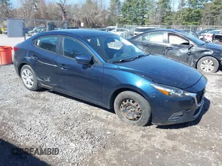 2018 Mazda 3 Sport with VIN 3MZBN1U77JM162467, listed as a IAAI auction lot 41821629 with 98,782 mi miles and . Bid and sale history available at DreamBid. Image 1.