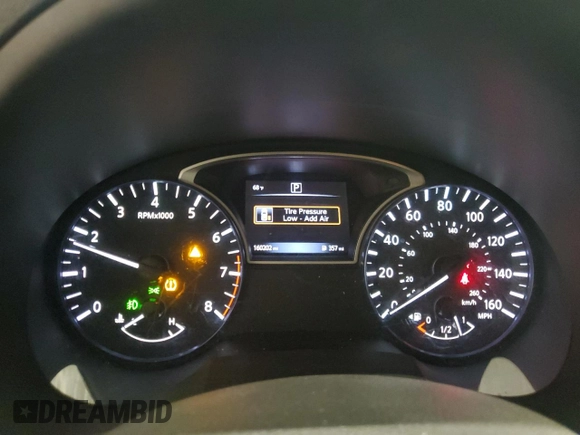 2017 Nissan Altima SR with VIN 1N4AL3AP2HN311278, listed as a Copart auction lot 56171115 with 160,202 mi miles and Salvage title. Bid and sale history available at DreamBid. Image 9.