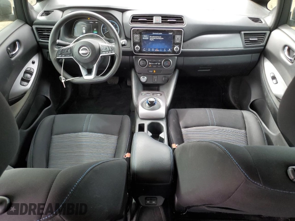 2023 Nissan LEAF S with VIN 1N4AZ1BV2PC554003, listed as a Copart auction lot 50589395 with 25,261 mi miles and Salvage Title. Bid and sale history available at DreamBid. Image 8.