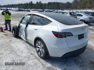 2022 Tesla Model Y Long Range with VIN 7SAYGDEE1NA013066, listed as a IAAI auction lot 41646912 with Not Provided miles and . Bid and sale history available at DreamBid. Image 3.