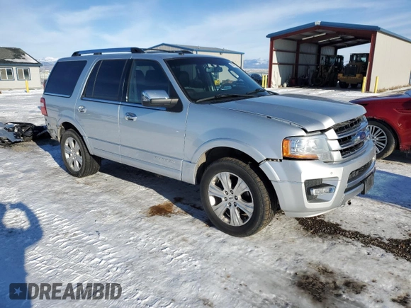 2017 Ford Expedition Platinum z VIN 1FMJU1MT8HEA33809, wystawiony jako Copart lot #88766765 z przebiegiem 165 227 mil mil oraz Szkoda całkowita • Salvage title. Historia ofert i sprzedaży dostępna na DreamBid. Obrazek 4.