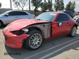 2017 Mazda MX-5 Miata Club with VIN JM1NDAL7XH0103771, listed as a Copart auction lot 60219415 with 41,617 mi miles and Salvage title. Bid and sale history available at DreamBid. Image 1.