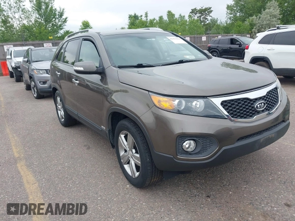 2012 Kia Sorento EX with VIN 5XYKUCA6XCG294104, listed as a IAAI auction lot 42413363 with 57,527 mi miles and . Bid and sale history available at DreamBid. Image 1.