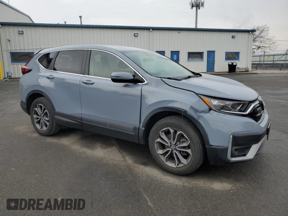 2022 Honda CR-V EX z VIN 5J6RW2H52NA009411, wystawiony jako Copart lot #52575195 z przebiegiem 20 511 mil mil oraz Szkoda całkowita • Salvage title. Historia ofert i sprzedaży dostępna na DreamBid. Obrazek 4.