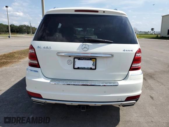 2011 Mercedes-Benz GL-Class GL 450 with VIN 4JGBF7BE0BA641909, listed as a Copart auction lot 74734044 with 0 mi miles and Salvage Title. Bid and sale history available at carsss.com. Image 6.