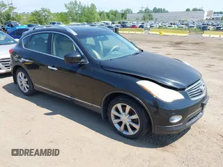 2011 Infiniti EX Journey with VIN JN1AJ0HR6BM854607, listed as a IAAI auction lot 42635509 with 130,545 mi miles and . Bid and sale history available at DreamBid. Image 1.