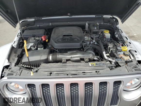 2020 Jeep Wrangler Unlimited Sahara z VIN 1C4HJXEN3LW184557, wystawiony jako Copart lot #54826075 z przebiegiem 50 785 mil mil oraz Szkoda całkowita • Salvage title. Historia ofert i sprzedaży dostępna na DreamBid. Obrazek 12.