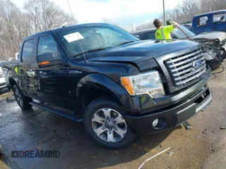 2012 Ford F-150 XL with VIN 1FTEW1CM6CFB99548, listed as a IAAI auction lot 41693501 with 129,728 mi miles. Bid and sale history available at carsss.com. Image 1.