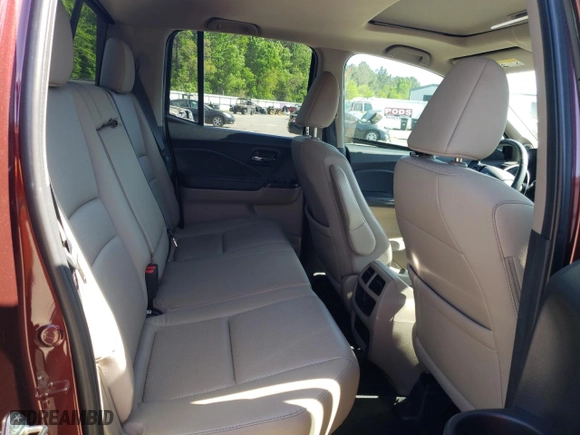 2017 Honda Ridgeline RTL-E with VIN 5FPYK3F71HB034018, listed as a Copart auction lot 51738165 with 125,242 mi miles and Salvage Title. Bid and sale history available at carsss.com. Image 10.