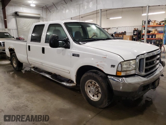2002 Ford F-250 XL with VIN 1FTNW20S22EB89080, listed as a Copart auction lot 72836294 with 161,573 mi miles and Non Repairable. Bid and sale history available at DreamBid. Image 4.