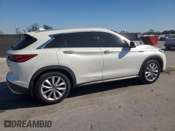 2019 Infiniti QX50 LUXE with VIN 3PCAJ5M17KF111263, listed as a Copart auction lot 49467035 with 103,232 mi miles and Non Repairable. Bid and sale history available at carsss.com. Image 3.