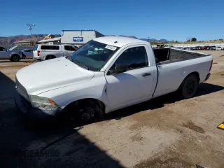 2017 Ram 1500 Tradesman with VIN 3C6JR7DG9HG594175, listed as a Copart auction lot 76326034 with 112,878 mi miles and Salvage title. Bid and sale history available at DreamBid. Image 1.