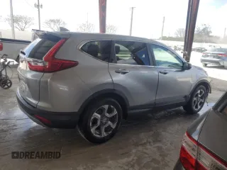 2018 Honda CR-V EX with VIN 7FARW1H55JE011157, listed as a Copart auction lot 54165435 with 81,620 mi miles and Salvage Title. Bid and sale history available at carsss.com. Image 3.