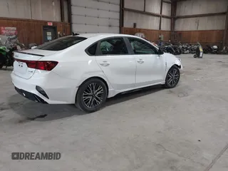 2023 Kia Forte GT-Line with VIN 3KPF54AD6PE522217, listed as a IAAI auction lot 41812618 with 76,188 mi miles. Bid and sale history available at carsss.com. Image 4.