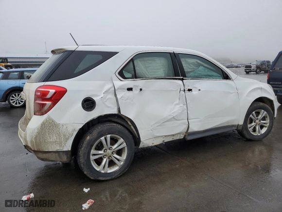 2016 Chevrolet Equinox LS with VIN 2GNFLEEK2G6311981, listed as a Copart auction lot 47695575 with 169,833 mi miles and Salvage Title. Bid and sale history available at carsss.com. Image 3.
