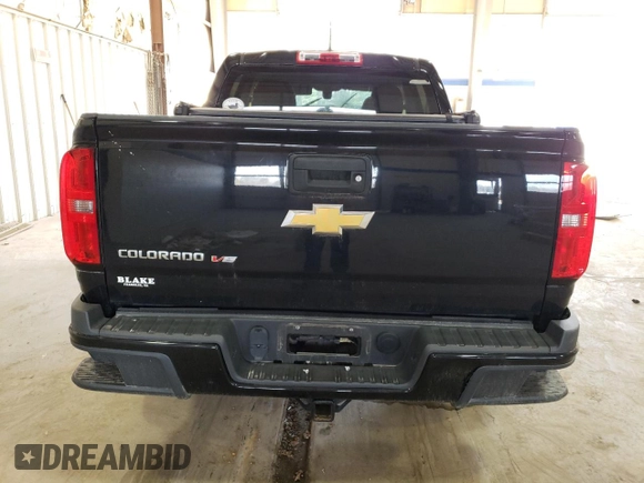 2020 Chevrolet Colorado 2WD Work Truck with VIN 1GCGSBEN7L1242145, listed as a Copart auction lot 43523345 with 29,516 mi miles and Salvage title. Bid and sale history available at DreamBid. Image 6.