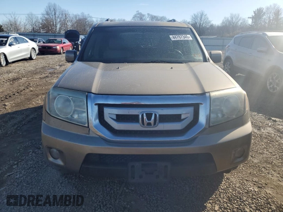 2009 Honda Pilot EX-L with VIN 5FNYF48539B033436, listed as a Copart auction lot 44797345 with 267,612 mi miles and Clean Title. Bid and sale history available at carsss.com. Image 5.