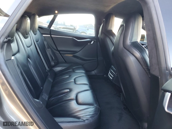 2016 Tesla Model S 90D with VIN 5YJSA1E25GF127943, listed as a Copart auction lot 46109895 with NaN miles and Salvage Title. Bid and sale history available at carsss.com. Image 10.
