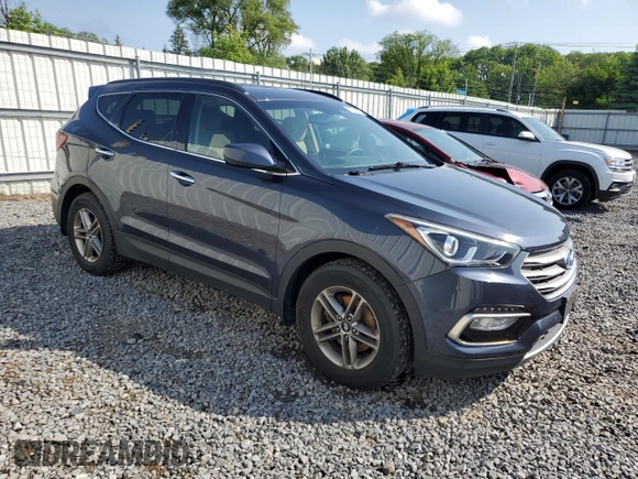 2017 Hyundai Santa Fe 2.4L with VIN 5NMZUDLB1HH005770, listed as a Copart auction lot 60734225 with 58,597 mi miles and Clean title. Bid and sale history available at DreamBid. Image 4.
