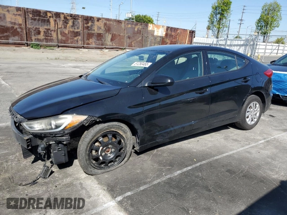 2017 Hyundai Elantra SE with VIN 5NPD74LF7HH090606, listed as a Copart auction lot 51250465 with 115,274 mi miles and Salvage Title. Bid and sale history available at DreamBid. Image 1.
