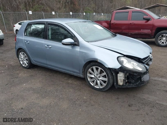 2011 Volkswagen Golf TDI with VIN WVWDM7AJ9BW238175, listed as a IAAI auction lot 41943019 with 153,581 mi miles. Bid and sale history available at carsss.com. Image 1.