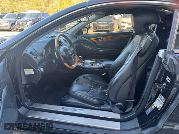 2009 Mercedes-Benz SL 550 with VIN WDBSK71F69F148290, listed as a Copart auction lot 65278595 with 161,833 mi miles and Clean title. Bid and sale history available at DreamBid. Image 6.