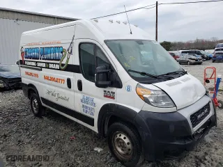 2019 Ram ProMaster Cargo Van with VIN 3C6TRVBG6KE533062, listed as a Copart auction lot 50353874 with 112,446 mi miles and Salvage Title. Bid and sale history available at carsss.com. Image 4.