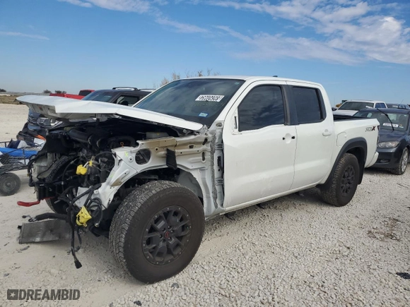 2022 Nissan Frontier SV with VIN 1N6ED1EJ7NN610096, listed as a Copart auction lot 82620234 with 26,193 mi miles and Salvage Title. Bid and sale history available at carsss.com. Image 1.