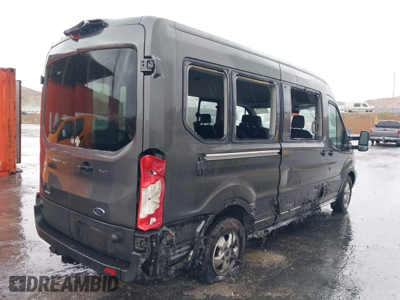 2019 Ford Transit Passenger XL with VIN 1FBAX2CG9KKA46619, listed as a IAAI auction lot 41539928 with 69,061 mi miles and . Bid and sale history available at carsss.com. Image 4.